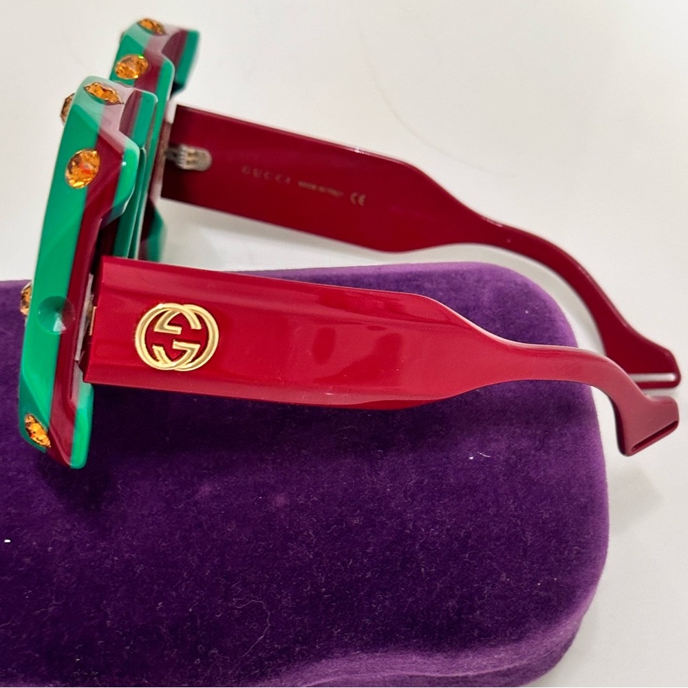 🌹GUCCI LIMITED EDITION SUNGLASSES MIRROR GLASSES runway - Picture 9 of 14